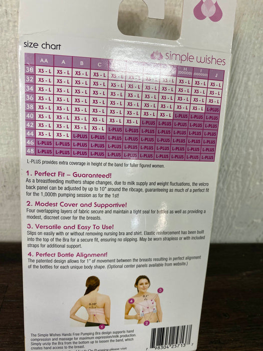 secondhand Simple Wishes Hands Free Pumping Bra