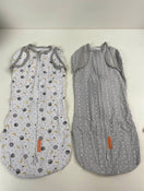 used SwaddleMe Arms Free Convertible Pod 2pk, Stars Moon L 4-6 months