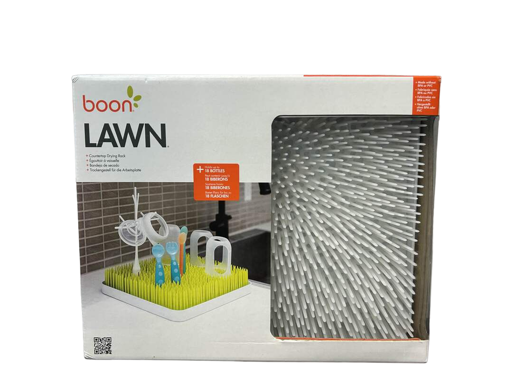 Boon Lawn Countertop Drying Rack, White, Lawn Countertop Drying Rack
