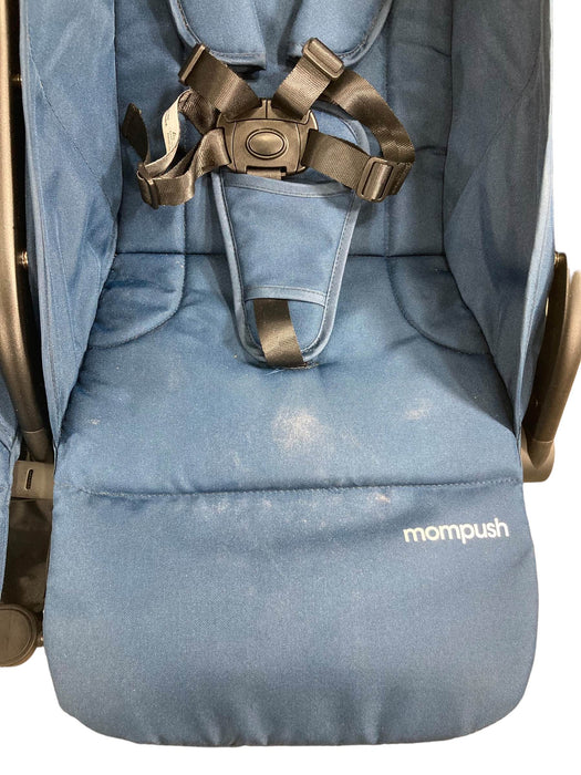 Mompush Lithe Double Stroller, 2021, Navy