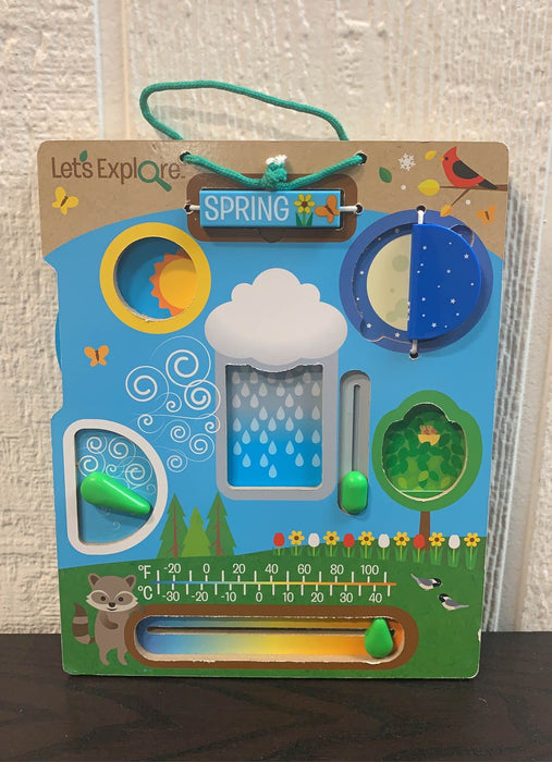 secondhand Melissa & Doug Let’s Explore Weather Seasons Board