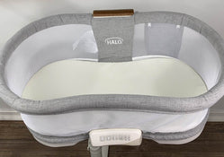 Shop Halo BassiNest Swivel Sleeper Luxe Series, Dove Grey Tweed at GoodBuy Gear