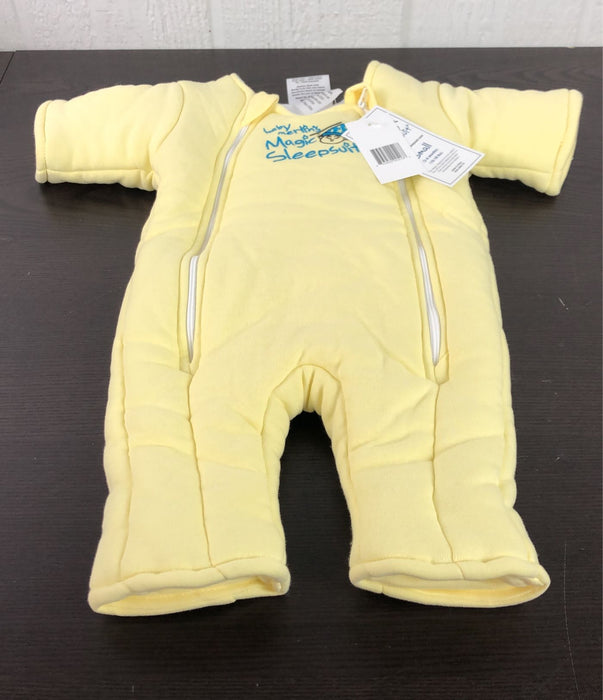 used Baby Merlin's Magic Sleepsuit, Small 3-6 Months, Cotton, Yellow