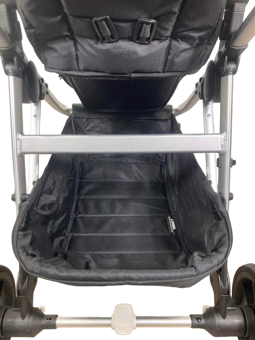 Mockingbird Single to Double Stroller, 2022, Silver with Penny Leather, Windowpane, Black