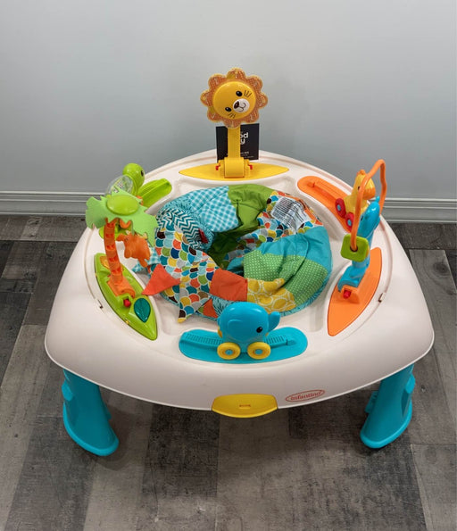 used Infantino Go Gaga! Sit, Spin, And Stand Entertainer 360 Seat And Activity Table