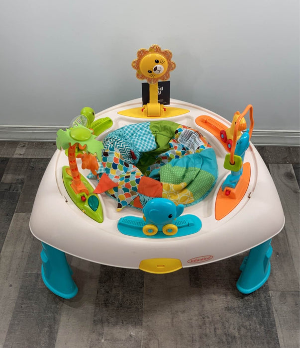 used Infantino Go Gaga! Sit, Spin, And Stand Entertainer 360 Seat And Activity Table