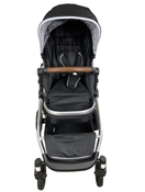 secondhand Mockingbird Single to Double Stroller, 2023, Silver with Penny Leather, Watercolor Drops, Black