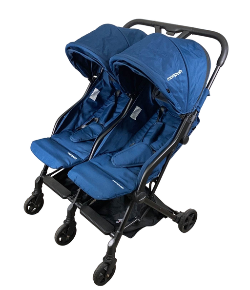Shop Mompush Lithe Double Stroller, Navy, 2022 at GoodBuy Gear