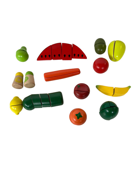 secondhand Hape Garden Vegetables Wooden Food Set