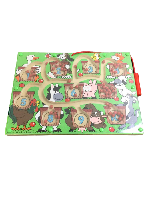 used Melissa & Doug Magnetic Wand Number Maze