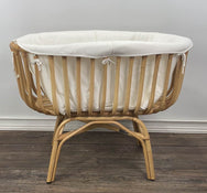 secondhand Childhome Rattan Cradle