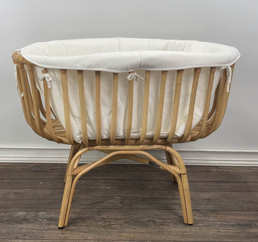 secondhand Childhome Rattan Cradle