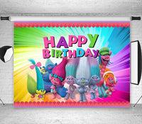 used Trolls Happy Birthday Banner