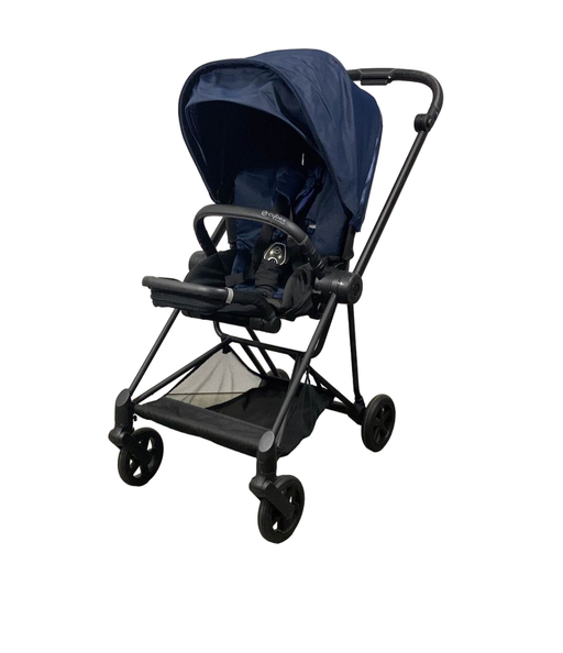 secondhand Cybex MIOS Stroller, 2019, Matte Black, Indigo blue