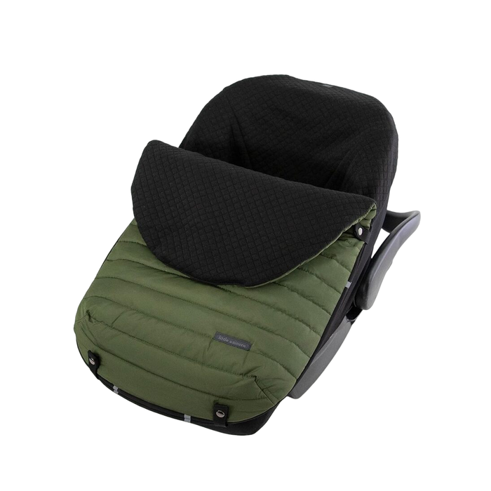 Little Unicorn Infant Car Seat Foot Muff, Dark Green