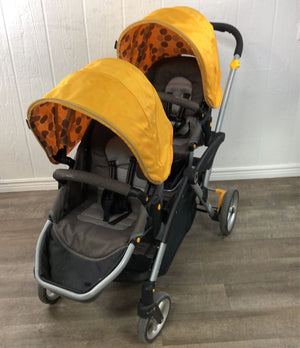 Options lt sale double stroller yellow