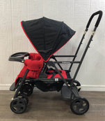 secondhand Joovy Caboose Stand-On Tandem Stroller, Red 2021