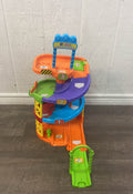 secondhand VTech Go! Go! Smart Wheels Spinning Spiral Tower With Cars