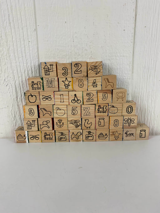 secondhand Wooden Building Blocks