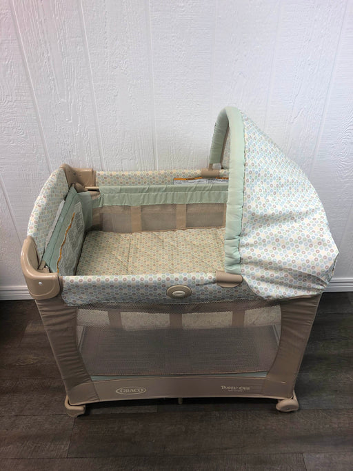 used Graco Travel Lite Crib, With Stages