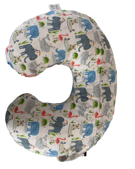 secondhand Boppy Nursing and Infant Support Luxe Pillow, Peaceful Jungle