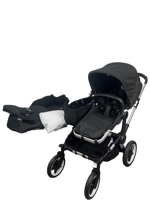 secondhand Bugaboo Donkey 5 Stroller Mono, 2021, Aluminum , Midnight Black