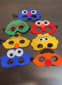 used BUNDLE Sesame Street, Masks