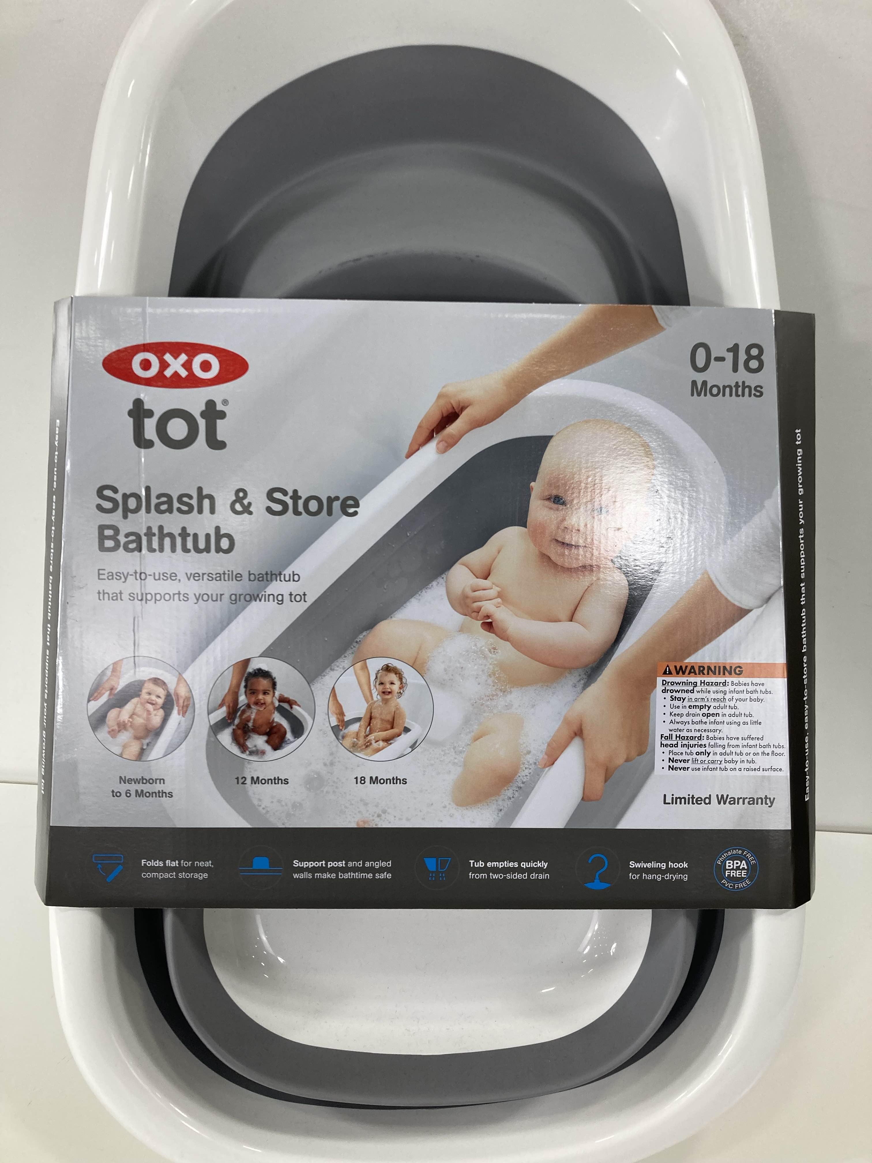 OXO Tot Splash & Store Bathtub Review - Babylist 