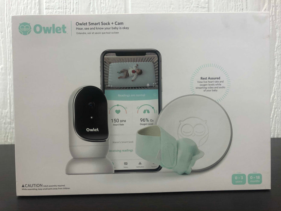 used Owlet Smart Sock Monitor Duo