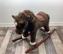 Shop Chrisha Playful Plush Rocking Horse at GoodBuy Gear