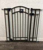 secondhand HomeSafe By Summer Infant Wood and Metal Pressure Mounted Gate