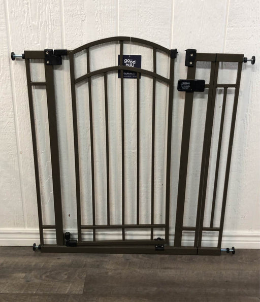 secondhand HomeSafe By Summer Infant Wood and Metal Pressure Mounted Gate