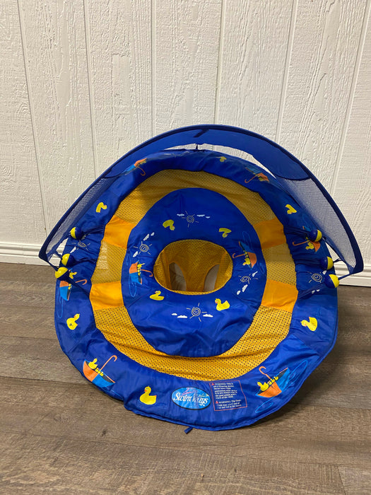 used SwimWays Baby Spring Float with Sun Canopy