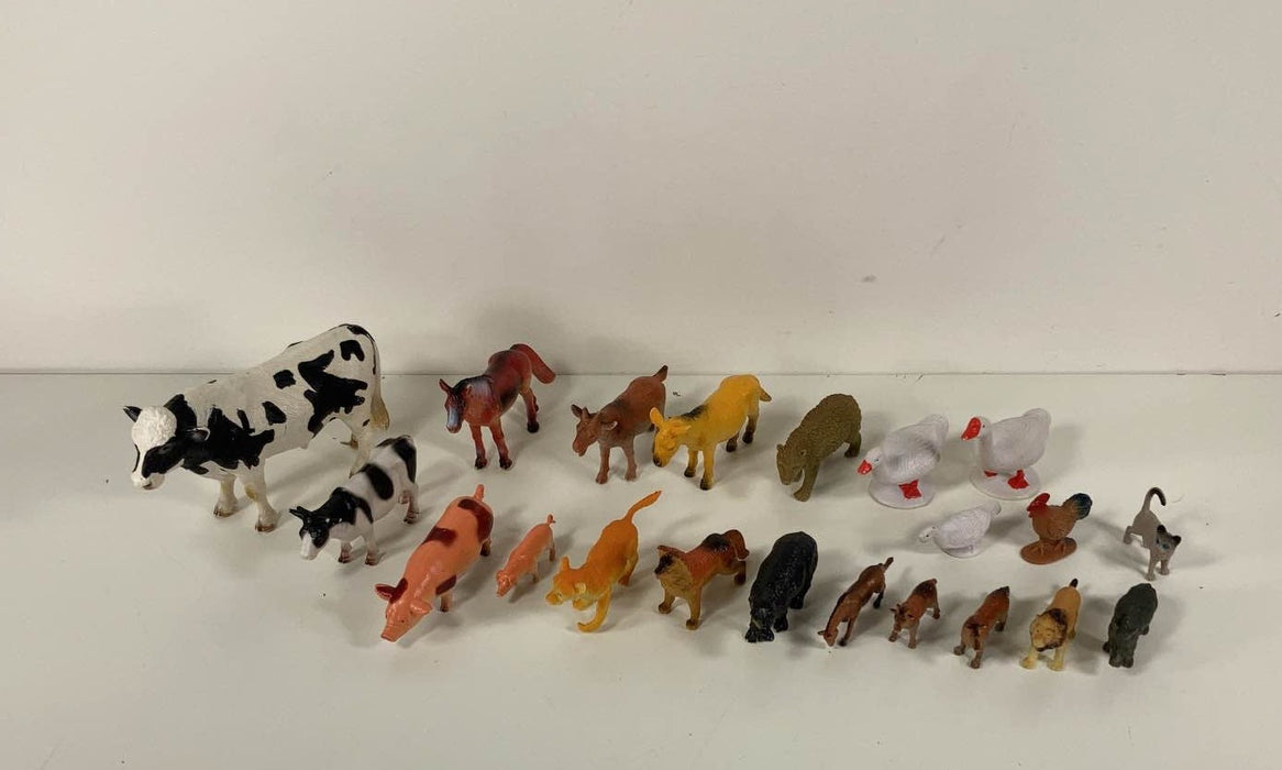 used BUNDLE Plastic Animals