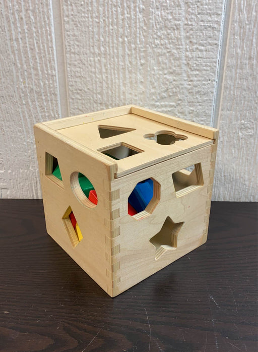 secondhand Melissa & Doug Shape Sorter Cube
