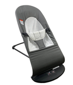 used BabyBjorn Bouncer Balance, Dark Grey/Grey, Black Frame