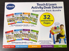 used VTech Touch and Learn Activity Desk Expansion Pack