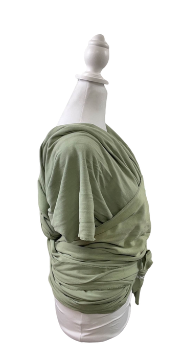 secondhand Moby Wrap Baby Carrier, Pear