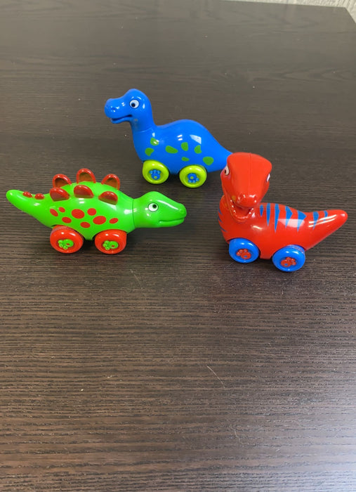 secondhand Bright Starts Disney Baby Go Grippers Oball Cars, With Car Carrier