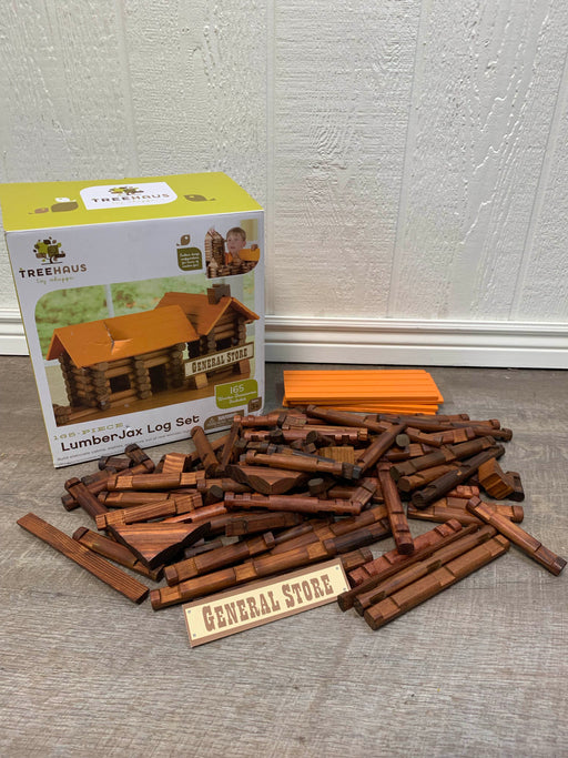 used Treehaus Toy Shoppe LumberJax Log Set