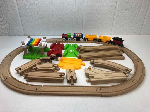 used Brio Wooden Train Bundle