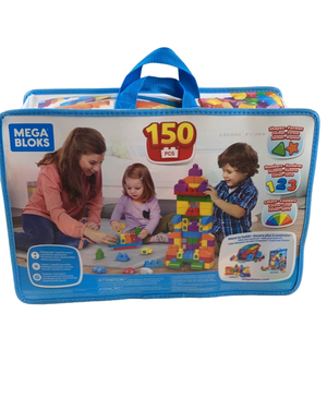 MEGA BLOKS 150 Toddlers Blocks Learning Toy Building Set, Let's Get  Learning! For Toddlers 1-3