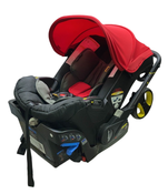 used Doona Infant Car Seat & Stroller Combo, 2022, Flame Red