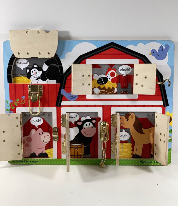 secondhand Melissa & Doug Latches Board