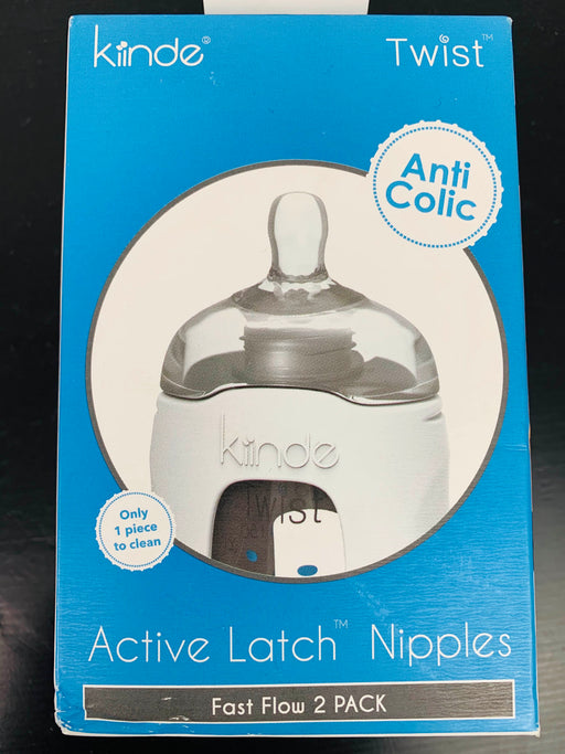 used Kiinde Active Latch Nipples, Fast flow