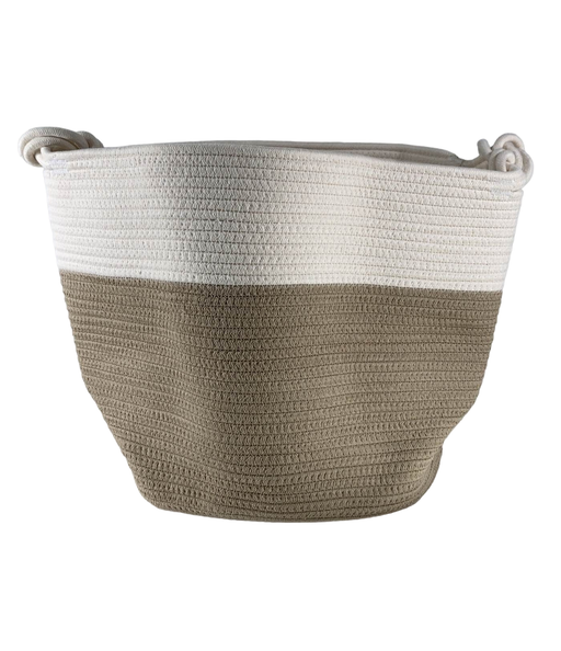 Shop Parker Baby Co. Rope Storage Basket, Round, Cream/Beige at GoodBuy Gear