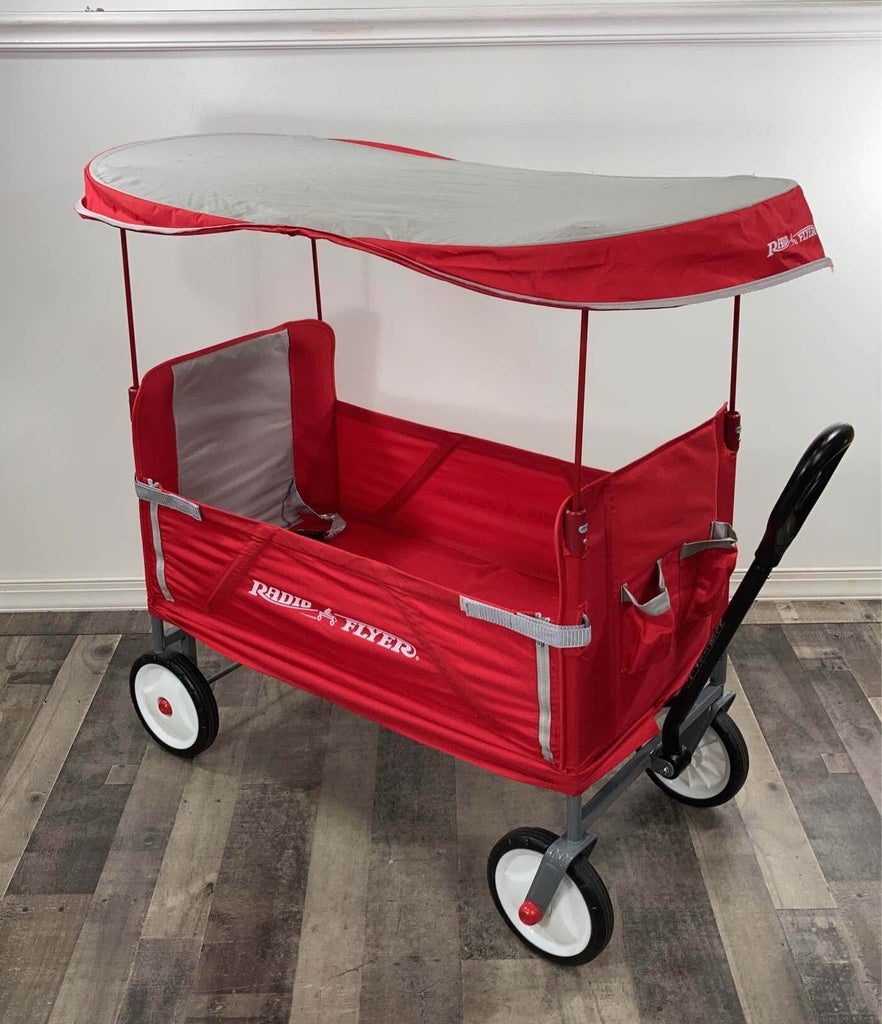 Radio Flyer 3-in-1 EZ Fold Wagon With Canopy