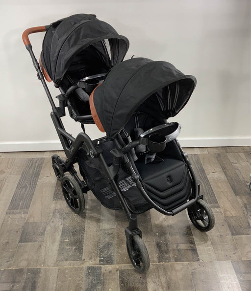 secondhand Contours Curve Double Stroller, 2020, Jet Black