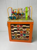 secondhand B. Toys Zany Zoo Wooden Activity Cube