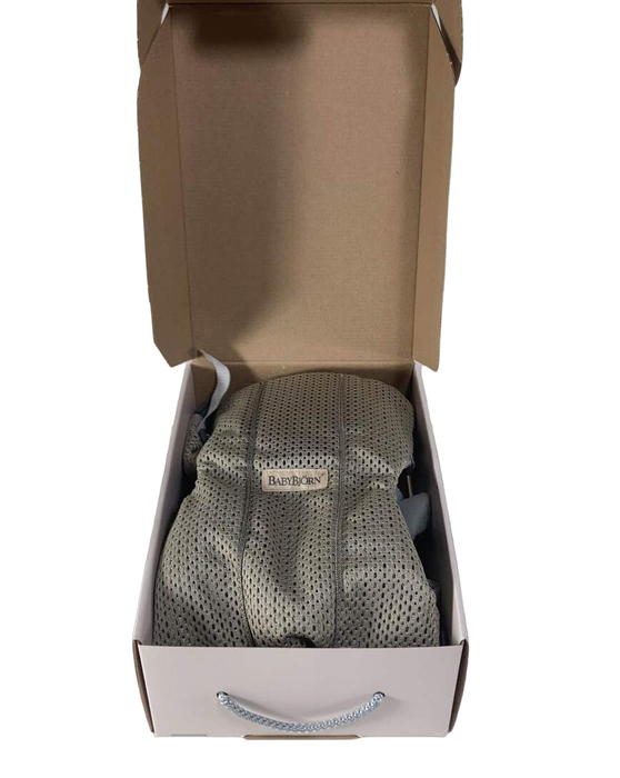 Shop BabyBjorn Baby Carrier Mini, Gray Beige 3D Mesh at GoodBuy Gear